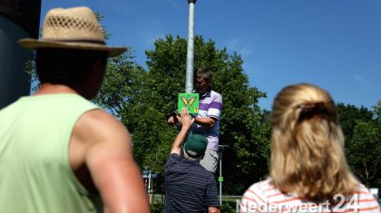 Vlinderpad Nederweert bordjes ophangen