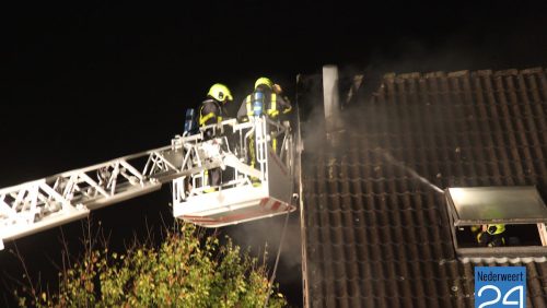 Woningbrand Nierhoven Weert, verwarmingsketel maakt zolderbrand