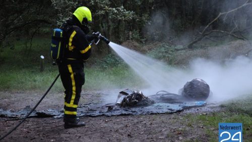 XTC afval brand Maxeterdijk Heythuysen