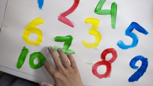 cijfers-met-verf