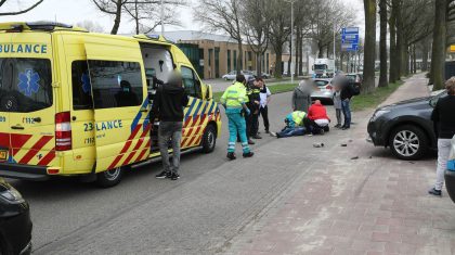 ongveval-Scooter-auto-Graafschap-Hornelaan-Weert-1