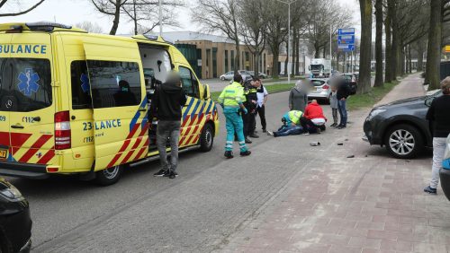 ongveval-Scooter-auto-Graafschap-Hornelaan-Weert-1